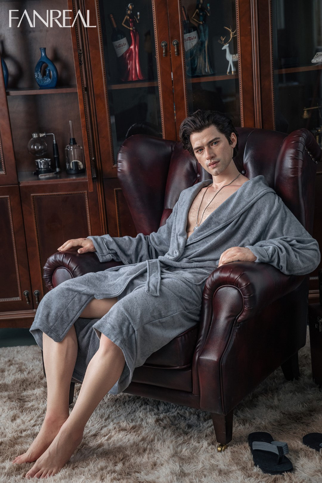 Carter mannlig sexdukke (FanReal Doll 173cm silikon)