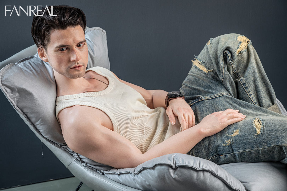 Henry mannlig sexdukke (FanReal Doll 173 cm silikon)