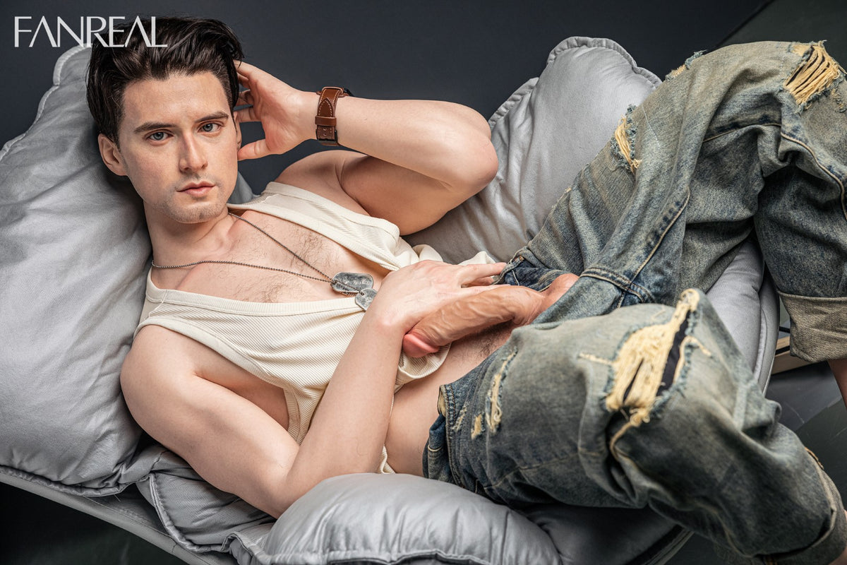 Henry mannlig sexdukke (FanReal Doll 173 cm silikon)