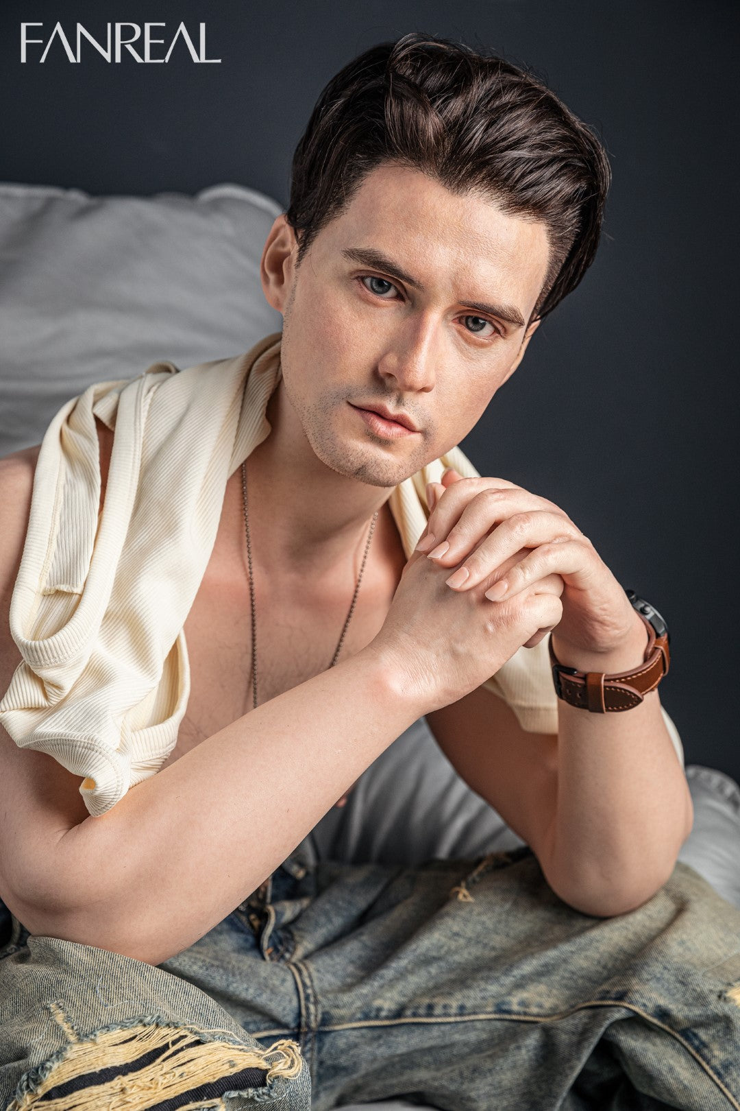 Henry mannlig sexdukke (FanReal Doll 173 cm silikon)