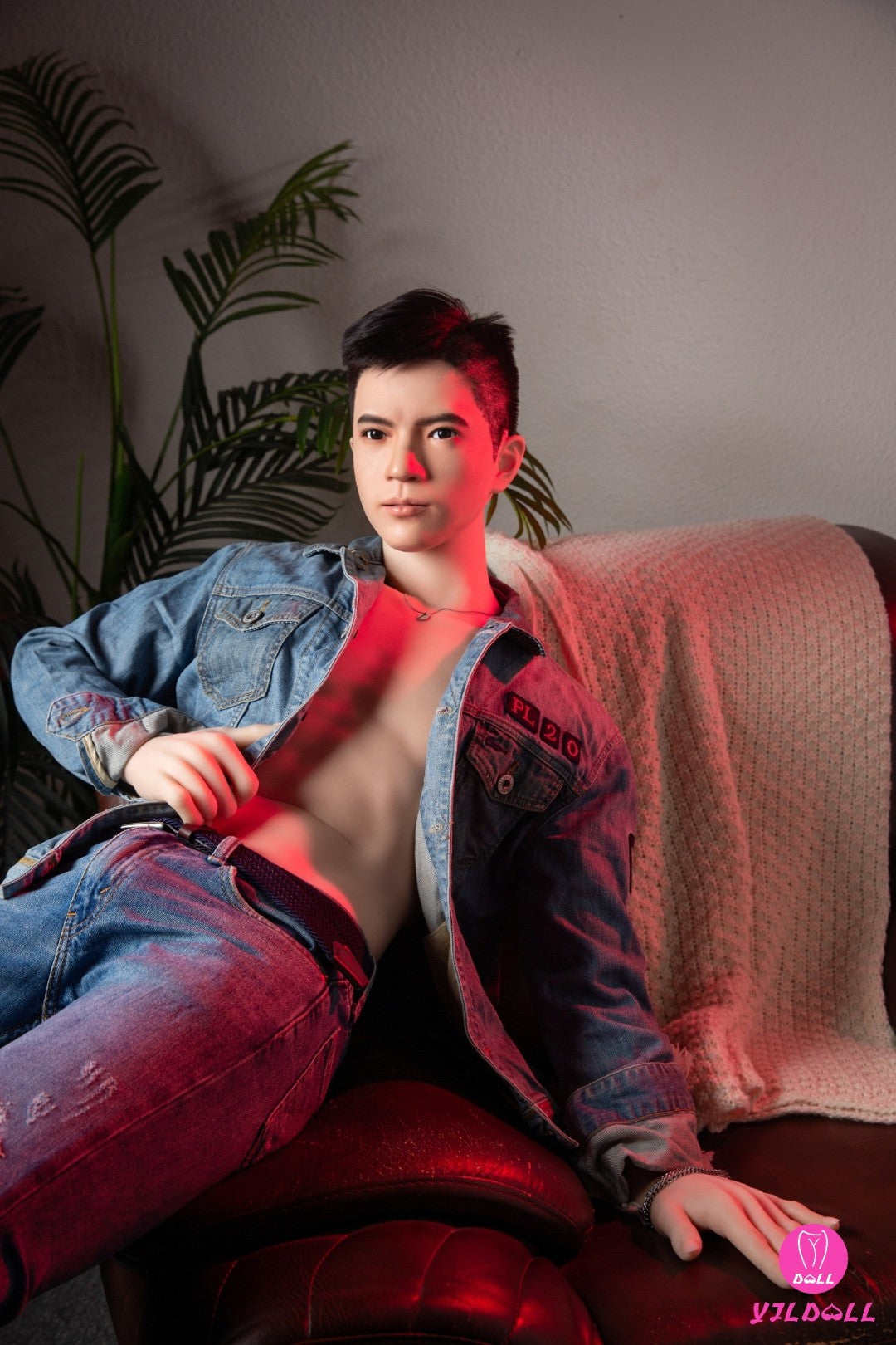 Edward mannlig sexdukke (YJL Doll 177 cm MD018 silikon)