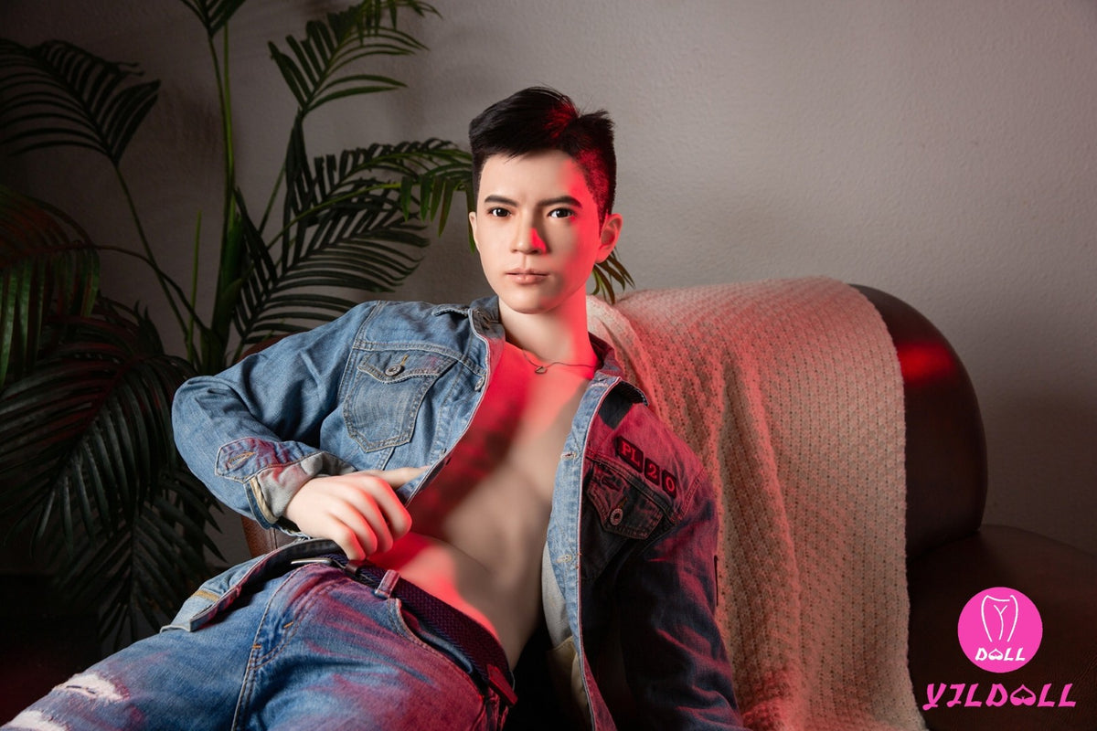 Edward mannlig sexdukke (YJL Doll 177 cm MD018 silikon)