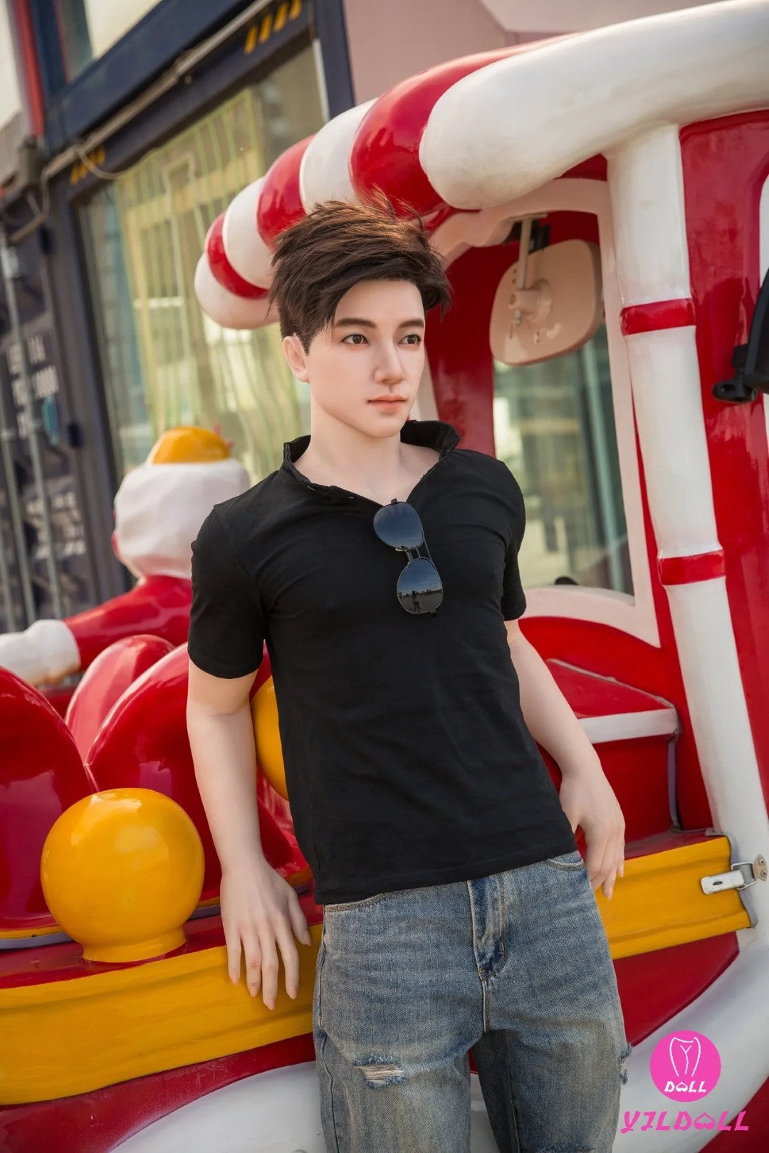 Jack mannlig sexdukke (YJL Doll 177 cm MD010 silikon)