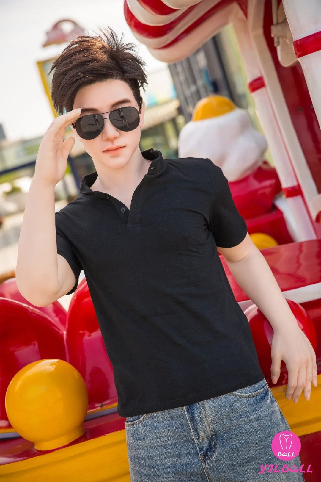 Jack mannlig sexdukke (YJL Doll 177 cm MD010 silikon)