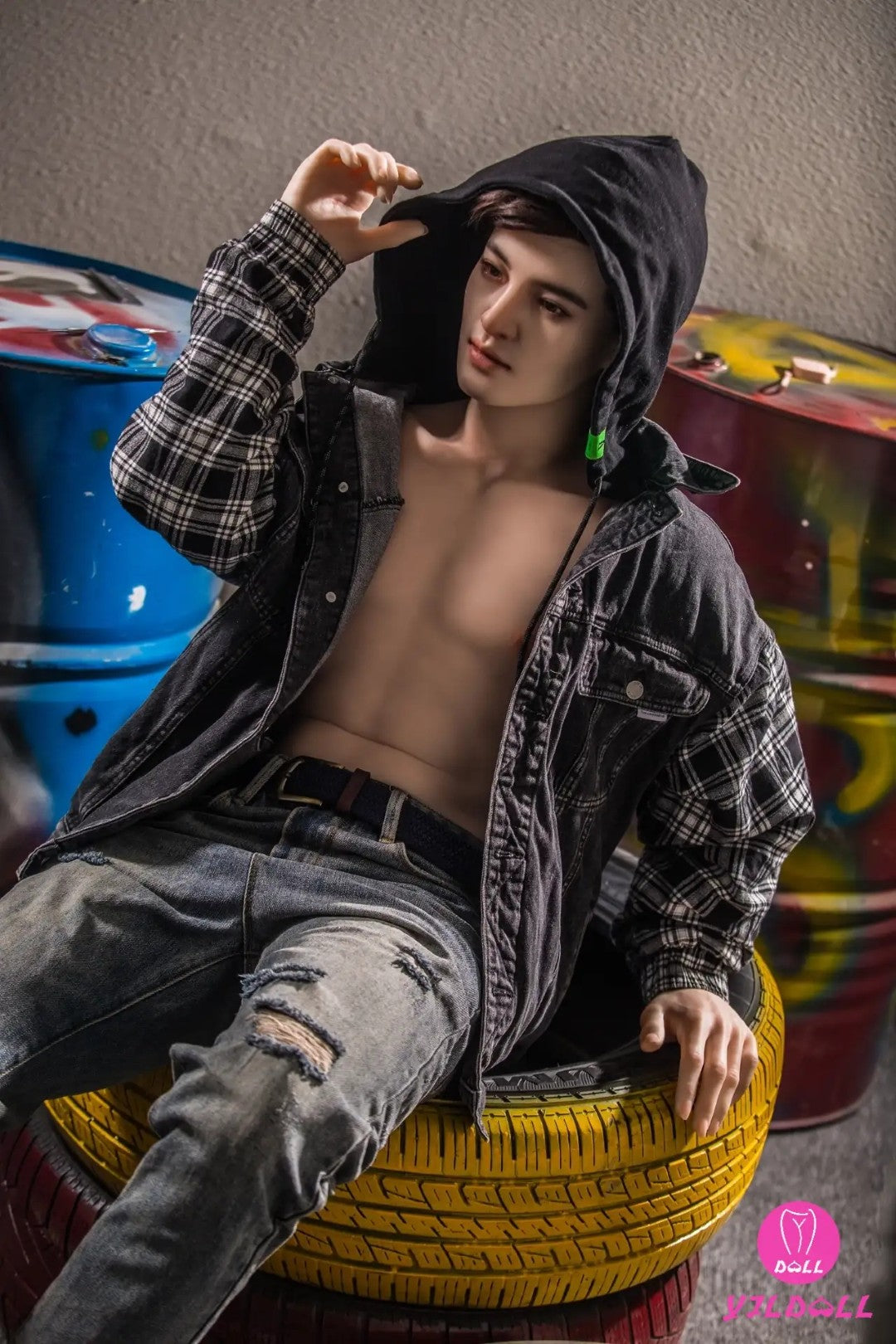 Joseph mannlig sexdukke (YJL Doll 177cm MD011 silikon)