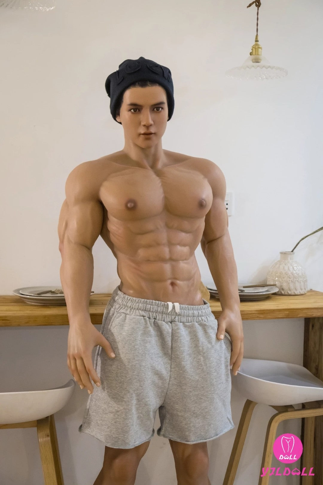 Richard mannlig sexdukke (YJL Doll 180cm MD012 silikon)