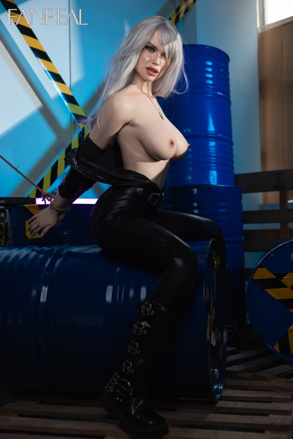 Kelly sexdukke (FanReal Doll 168 cm F-cup silikon)