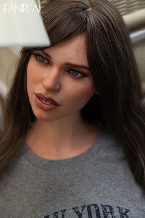 Gina -overkropp sexdukke (FanReal Doll 95cm g-cup Silikon)