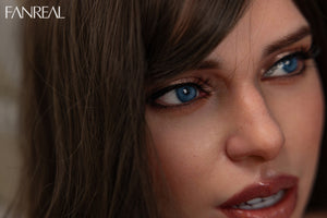 Gina -overkropp sexdukke (FanReal Doll 95cm g-cup Silikon)