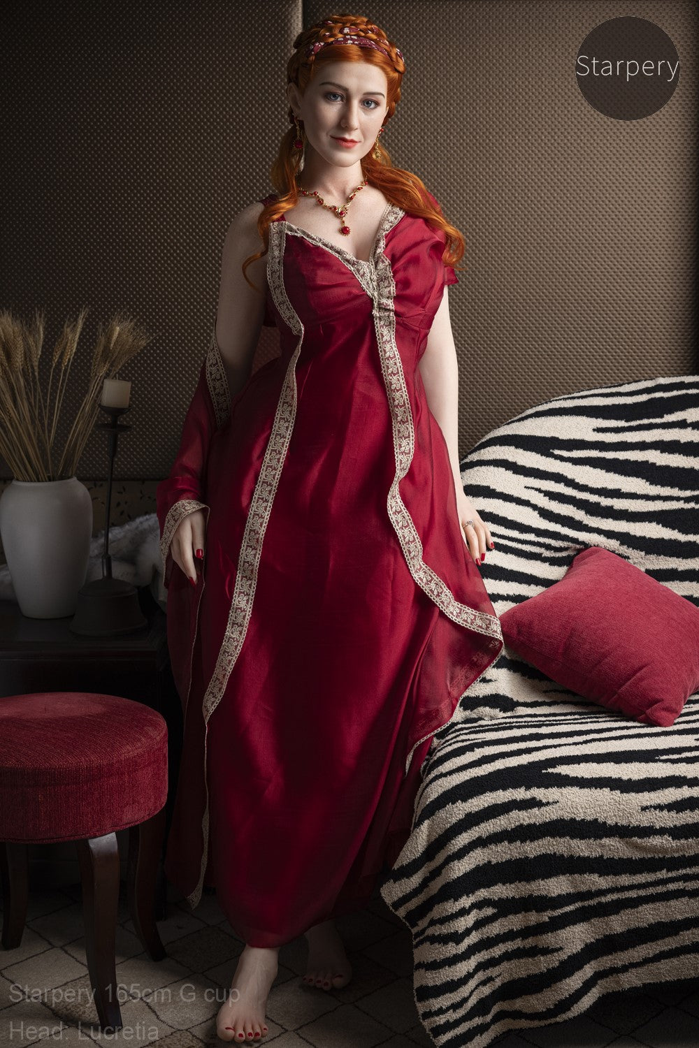 Lucretia sexdukke (Starpery 165cm g-cup TPE+silikon)