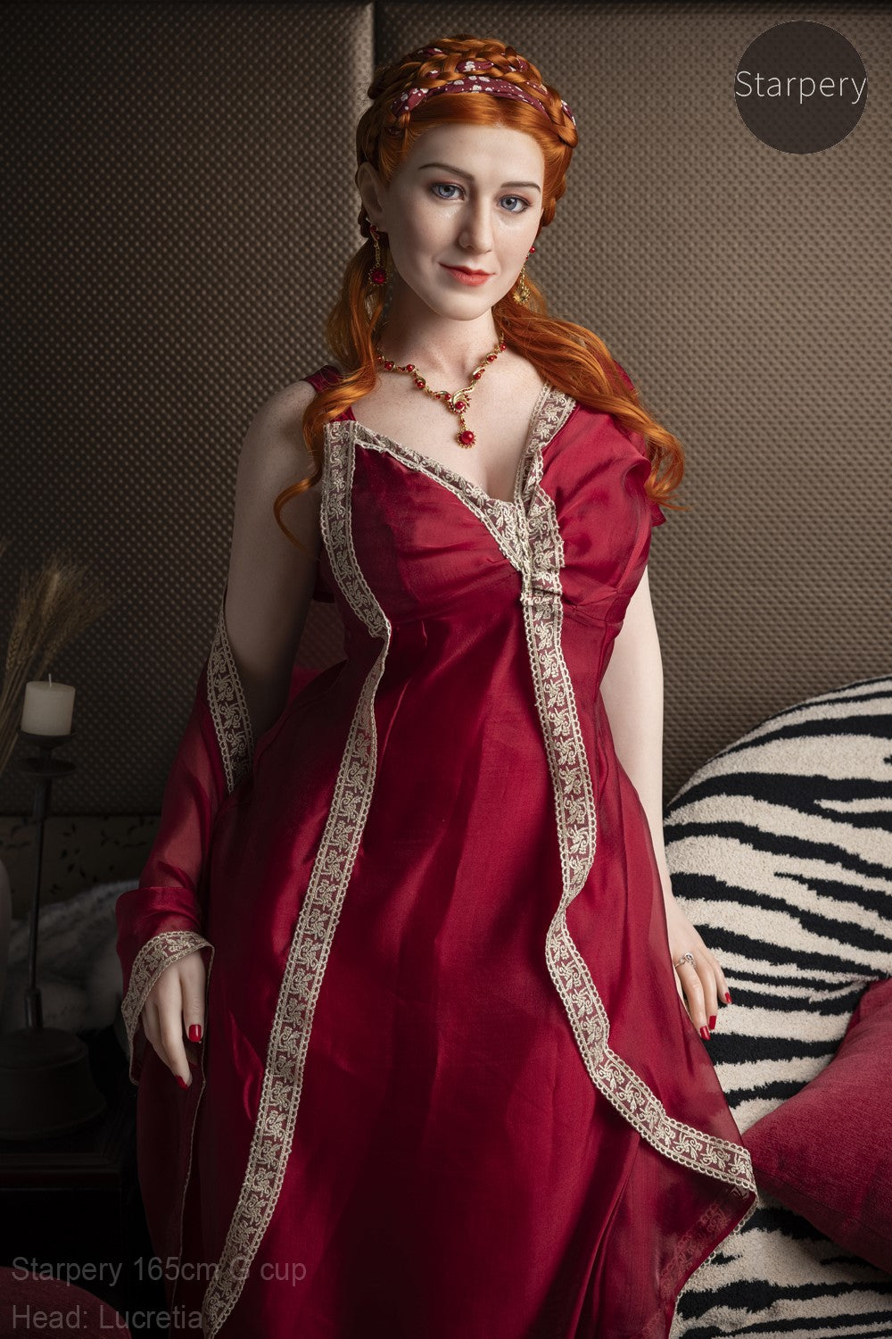 Lucretia sexdukke (Starpery 165cm g-cup TPE+silikon)