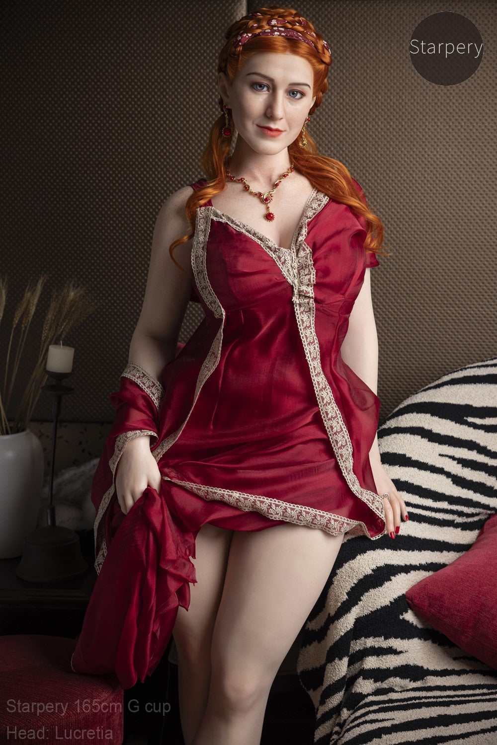 Lucretia sexdukke (Starpery 165cm g-cup TPE+silikon)