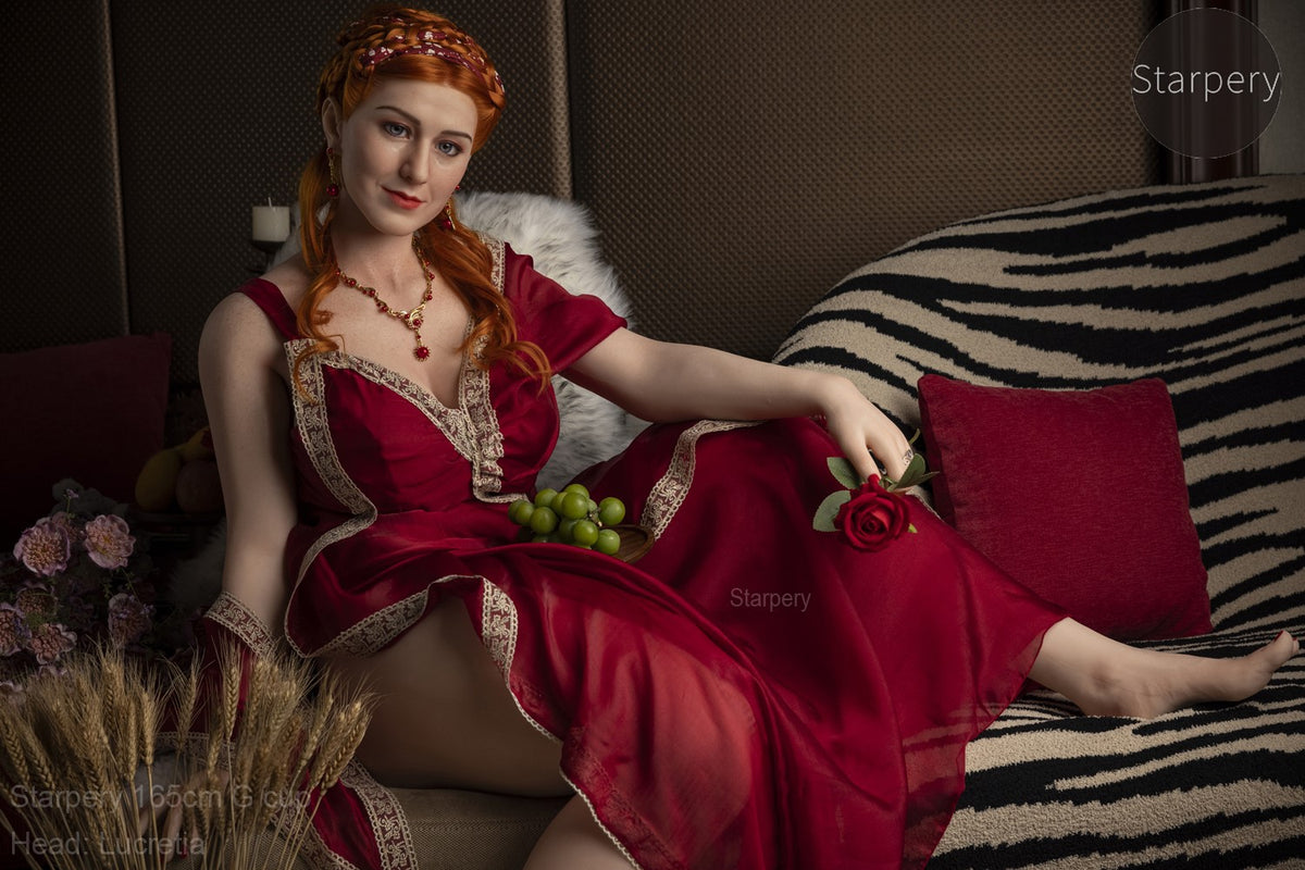 Lucretia sexdukke (Starpery 165 cm G-cup TPE+silikon)