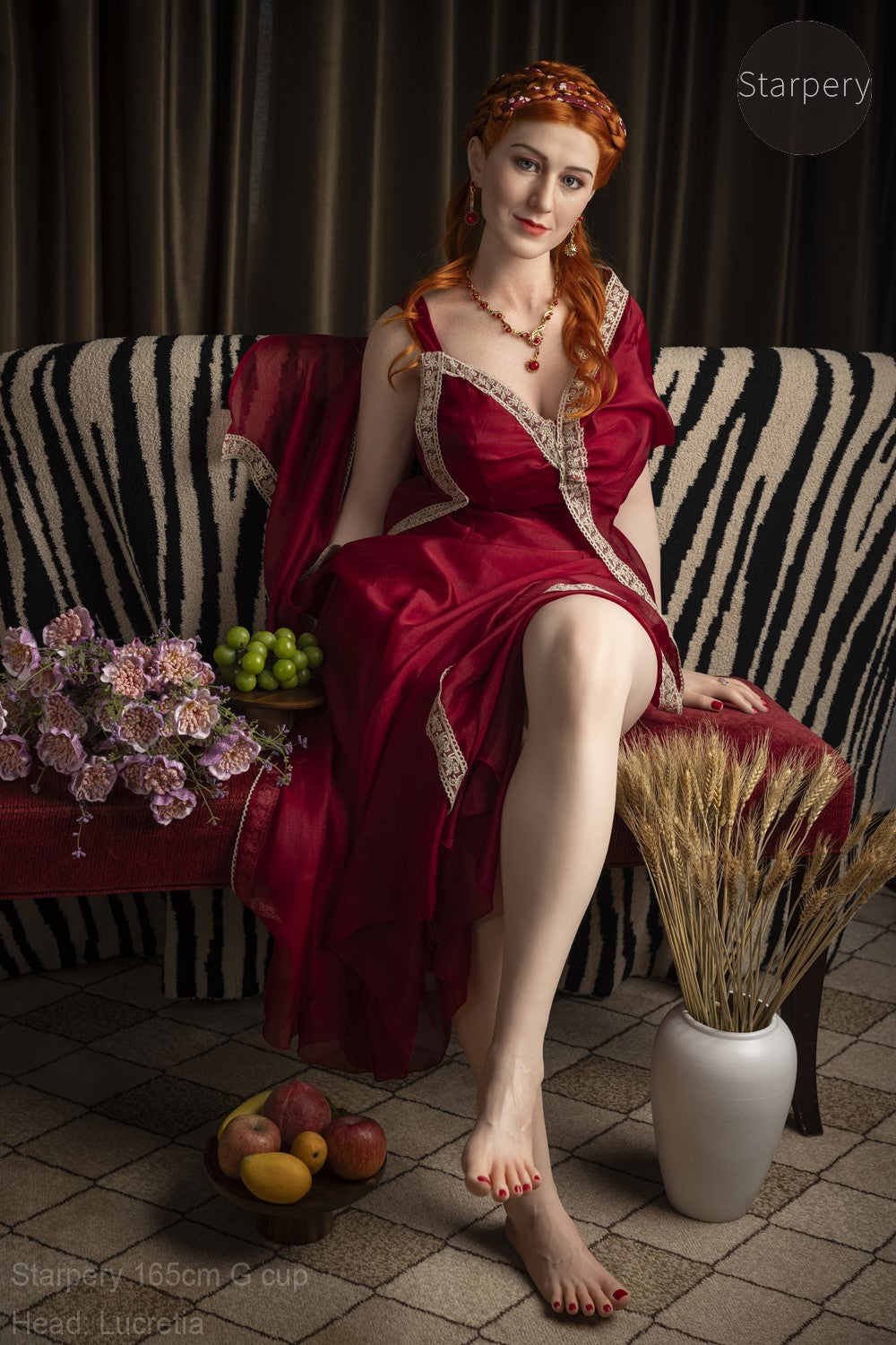 Lucretia sexdukke (Starpery 165cm g-cup TPE+silikon)