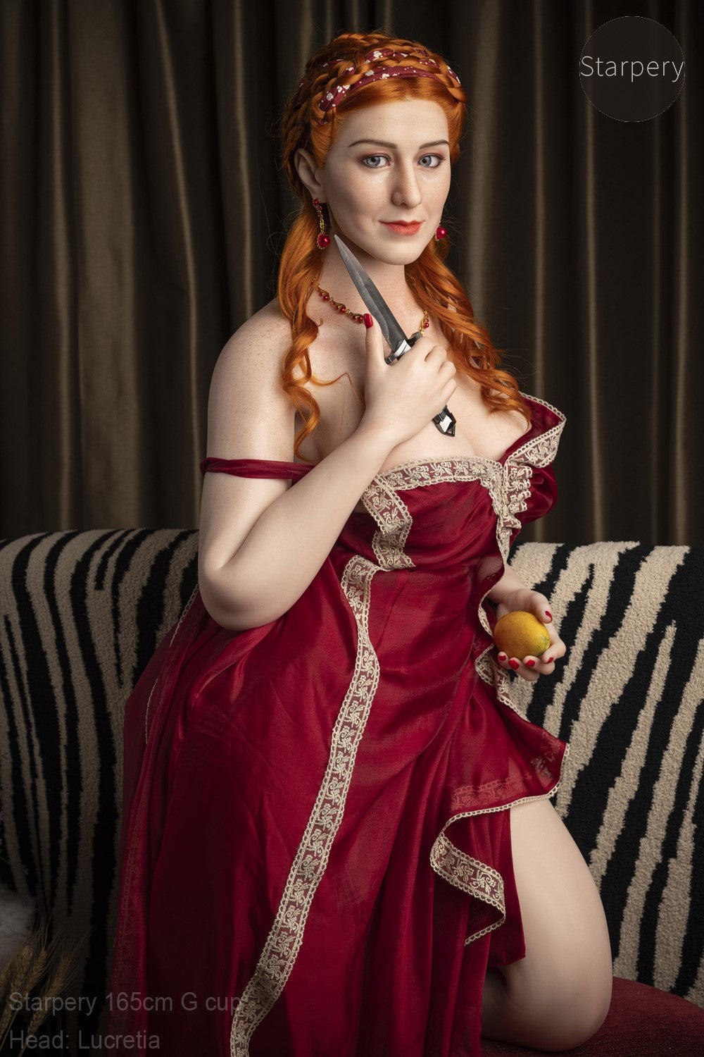 Lucretia sexdukke (Starpery 165cm g-cup TPE+silikon)