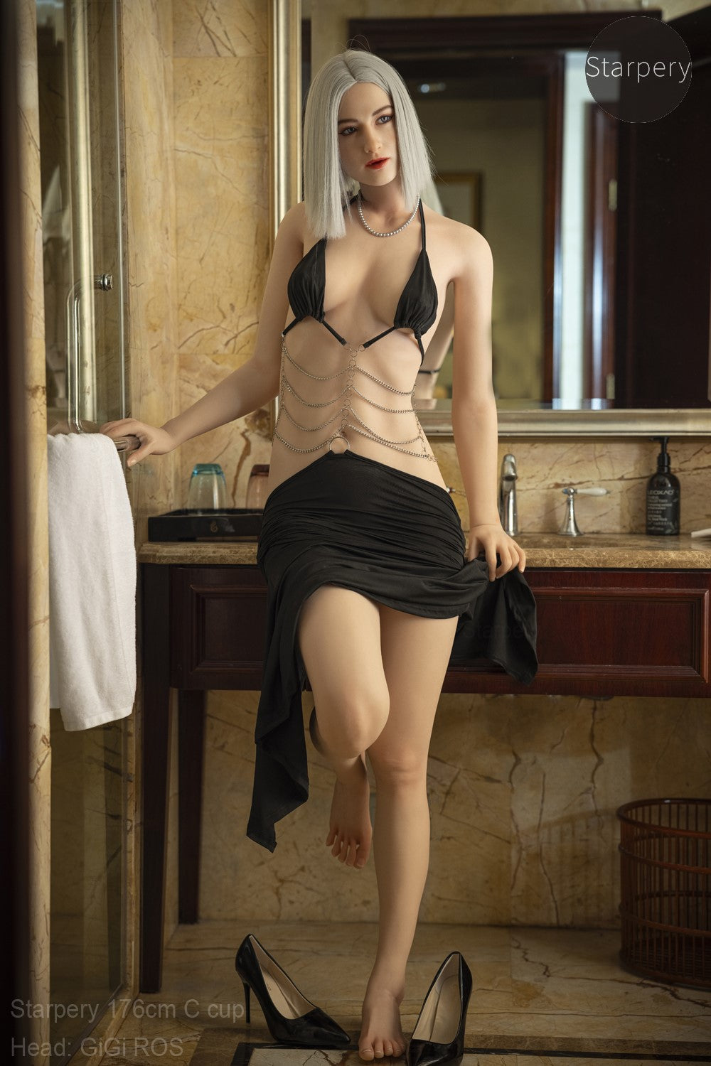 Gigi sexdukke (Starpery 176 cm C-cup TPE+silikon)