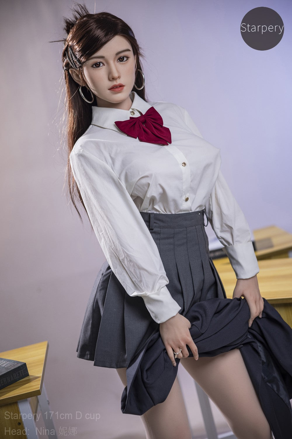 Nina sexdukke (Starpery 171cm d-cup TPE+silikon)