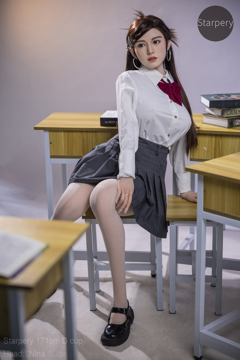 Nina sexdukke (Starpery 171cm d-cup TPE+silikon)