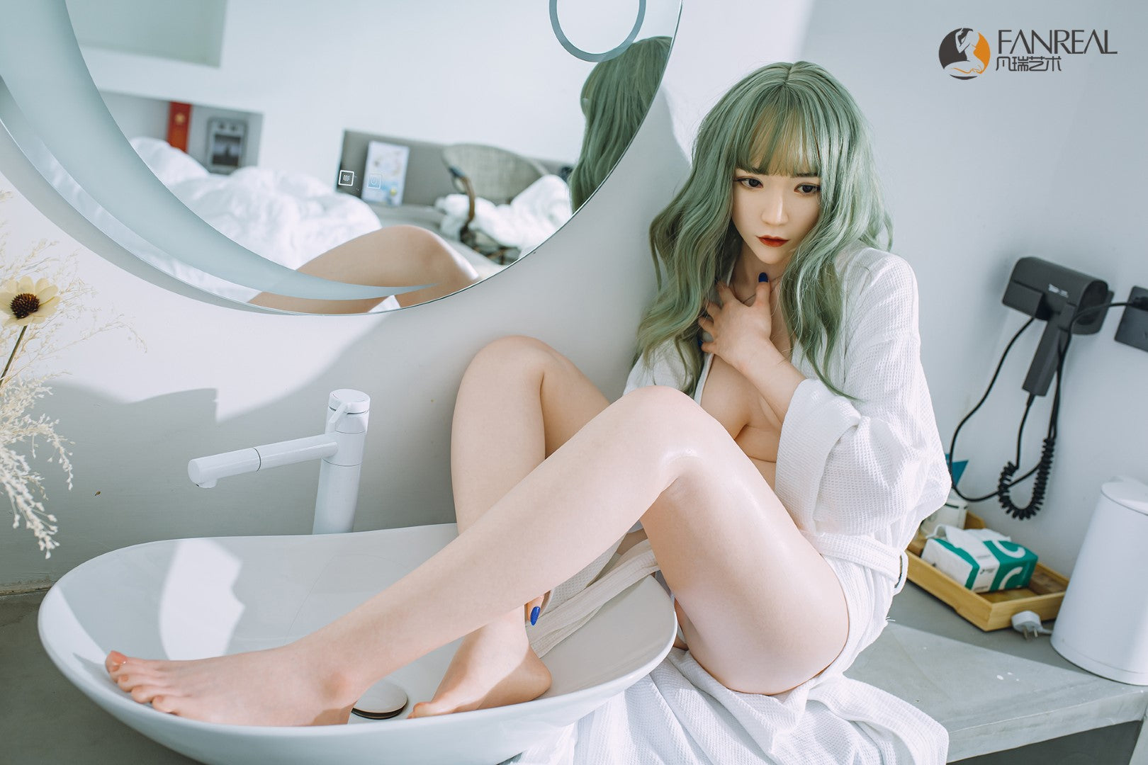Qian sexdukke (FanReal Doll 158cm B-cup Silikon)