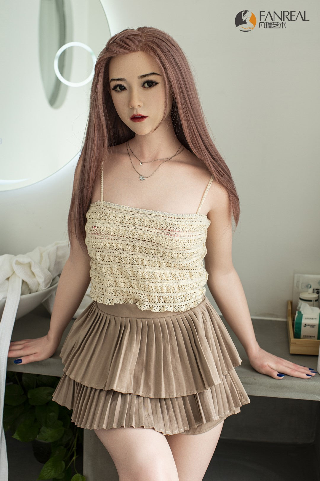Qian sexdukke (FanReal Doll 158 cm B-cup silikon)
