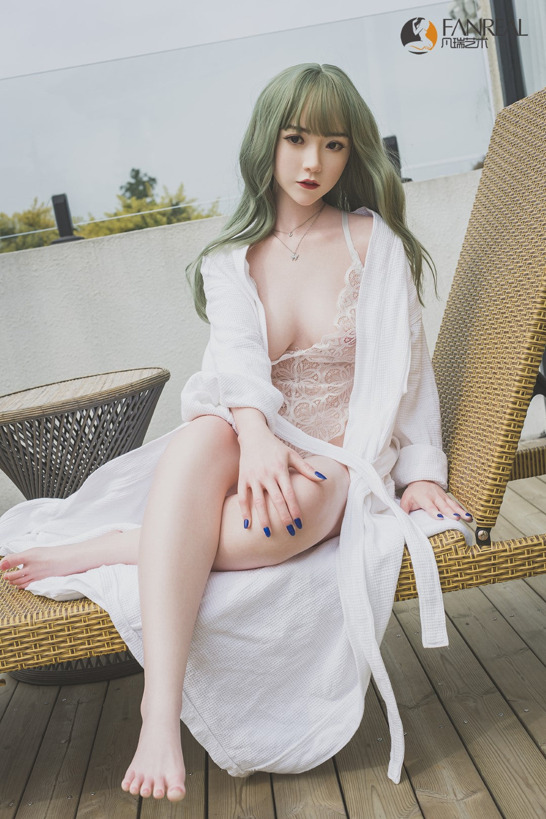 Qian sexdukke (FanReal Doll 158 cm B-cup silikon)