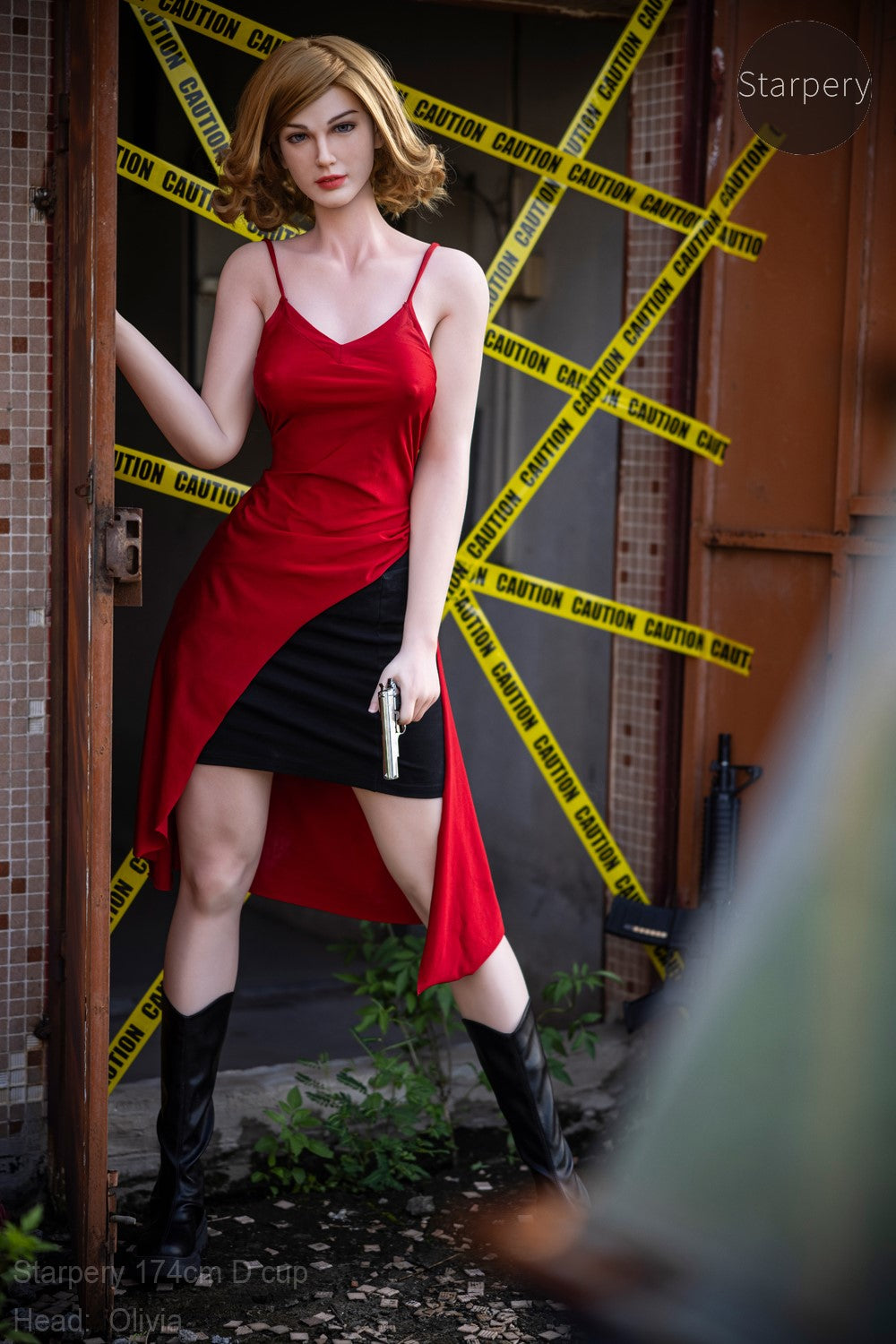 Olivia sexdukke (Starpery 174 cm D-cup TPE+silikon)