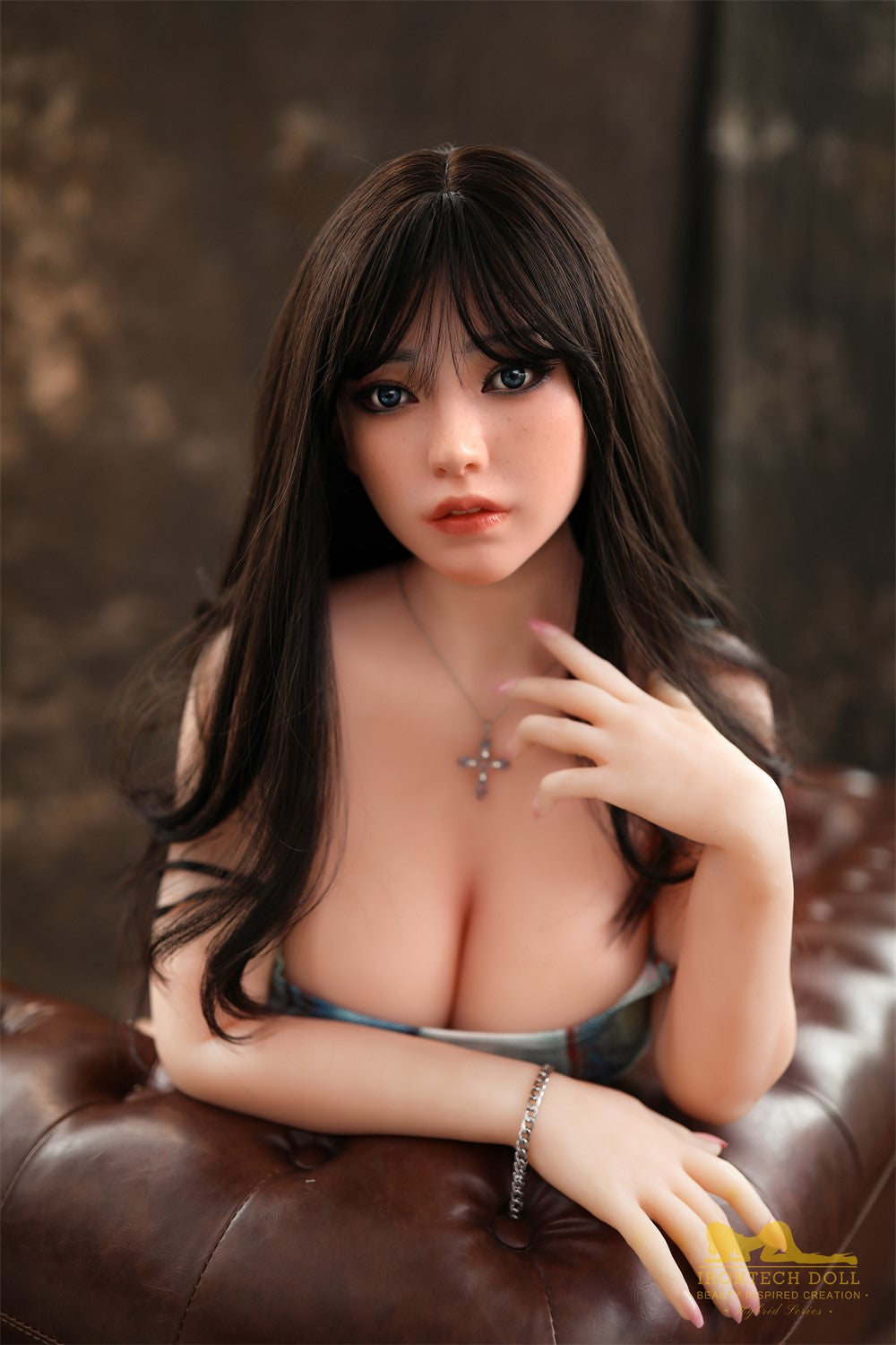 Odette sexdukke (Irontech Doll 161 cm E-cup S40 TPE+silikon)
