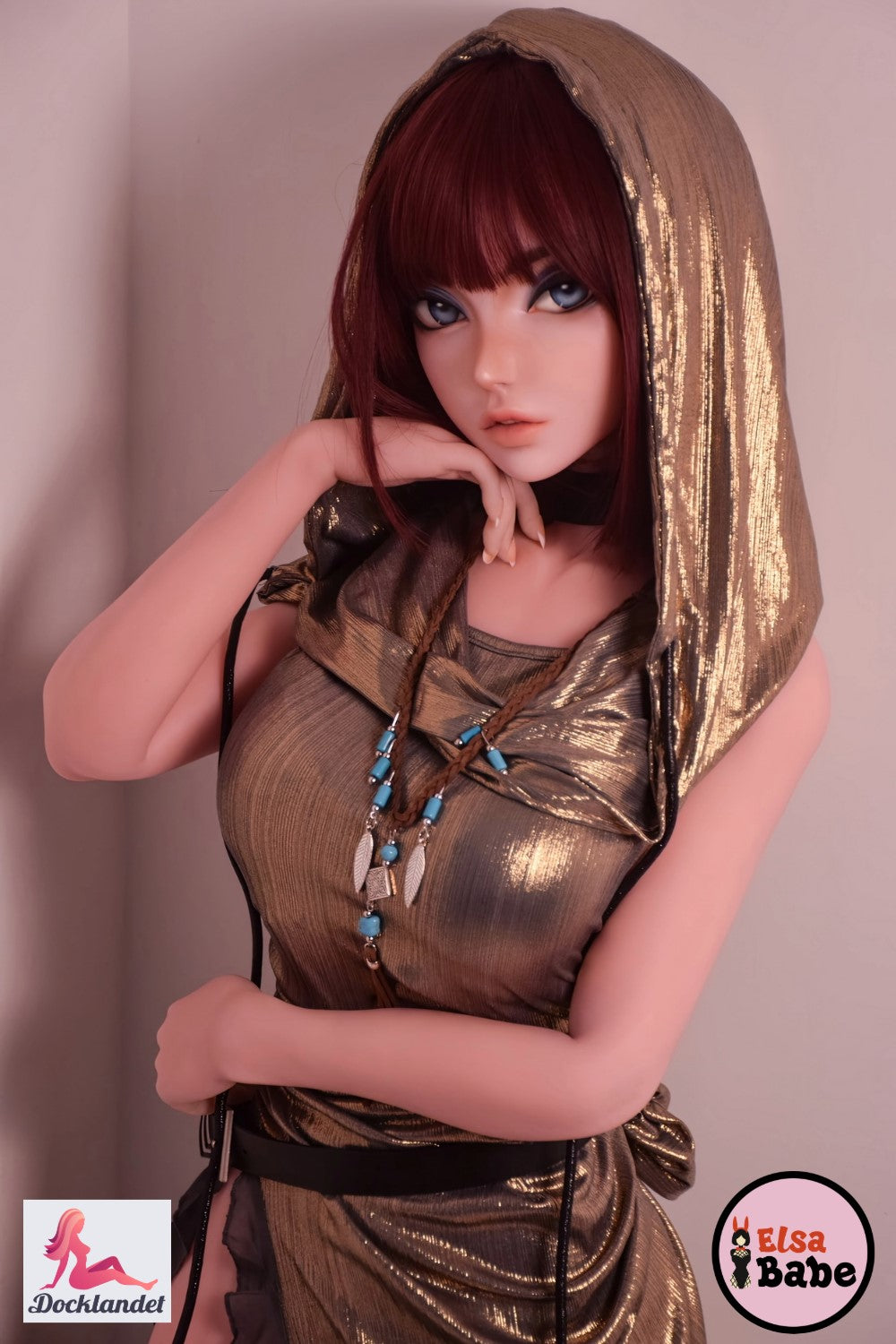 Camille Baker sexdukke (Elsa Babe 148cm DHR011 silikon)