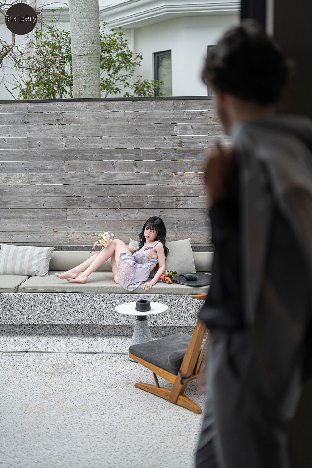 Barbara sexdukke (Starpery 171 cm D-cup TPE+silikon)