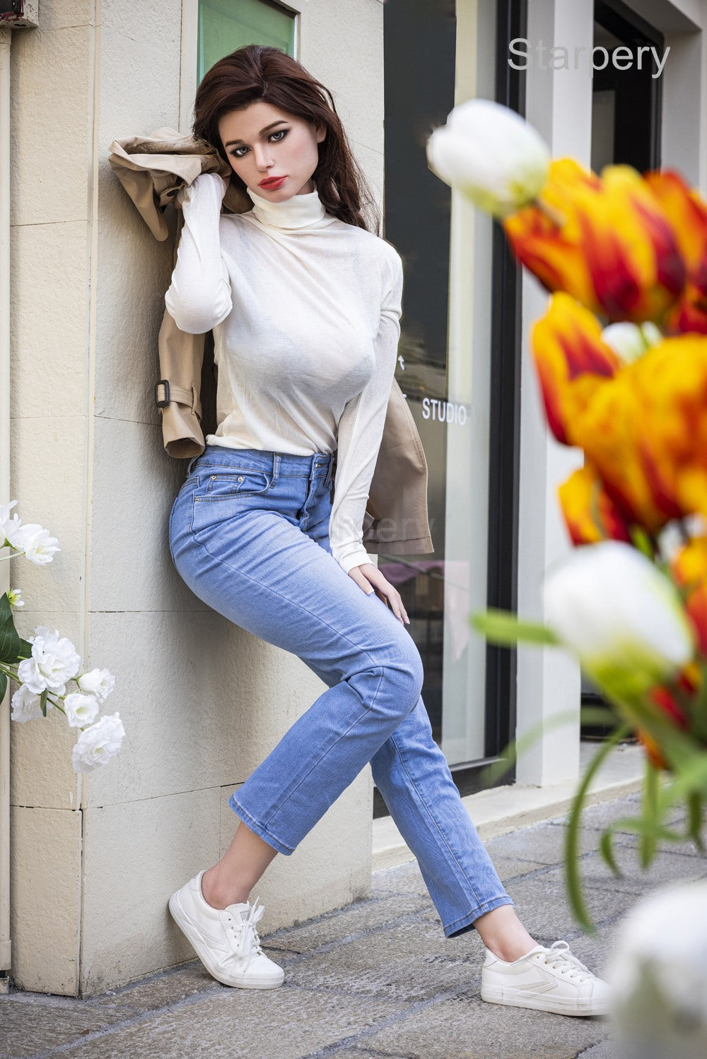 Christina sexdukke (Starpery 171 cm D-cup TPE+silikon)