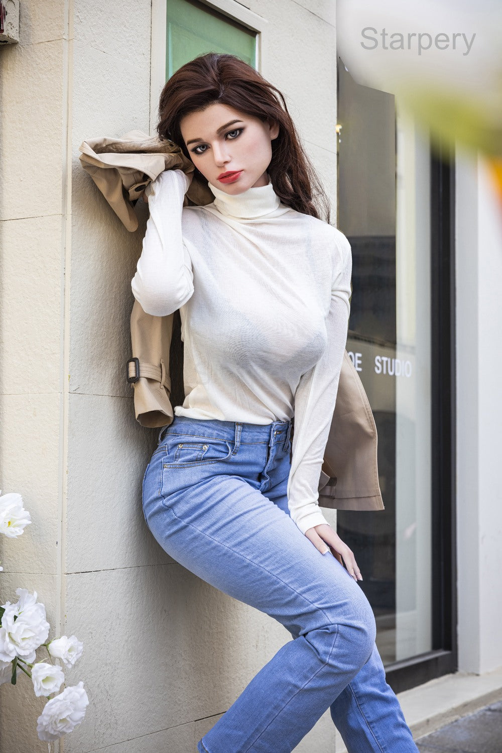 Christina sexdukke (Starpery 171 cm D-cup TPE+silikon)