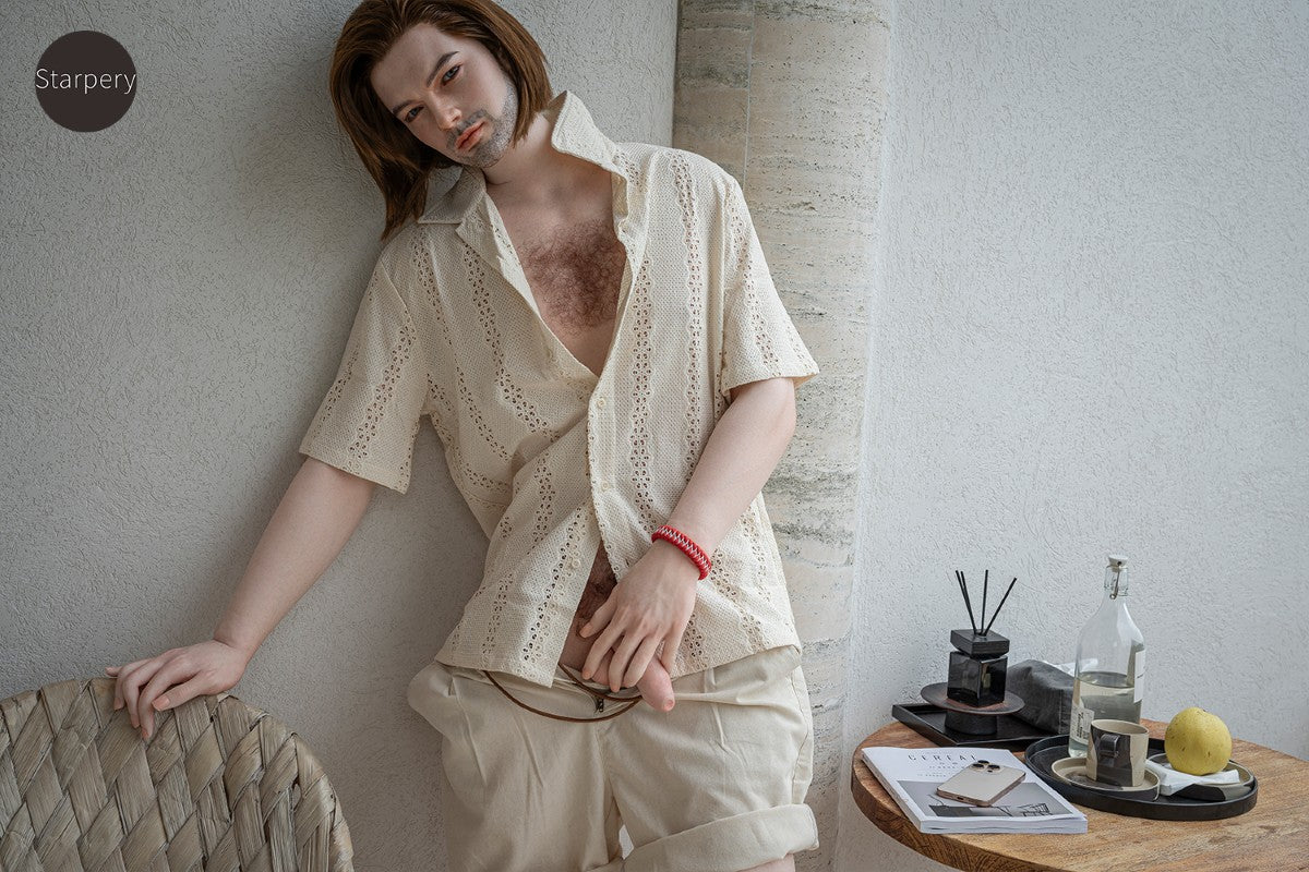 Cæsar mannlig sexdukke (Starpery 180 cm silikon)