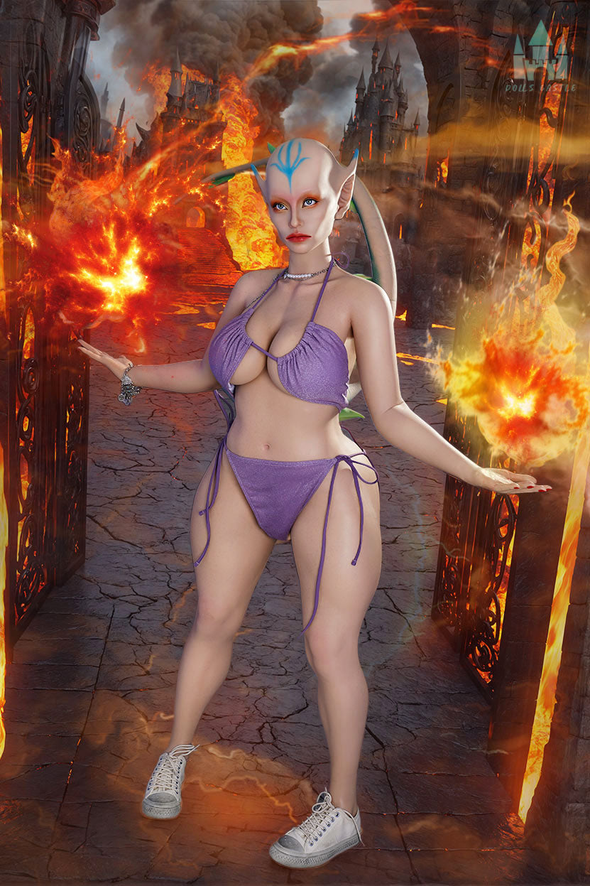 Pandora sexdukke (Dolls Castle 153 cm G-cup #A135 Silikon)