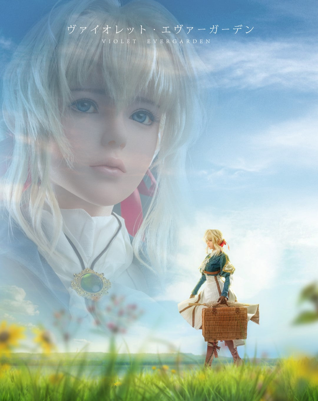 Fiolett sexdukke (Game Lady 156 cm D-cup Anime nr. 12 silikon)