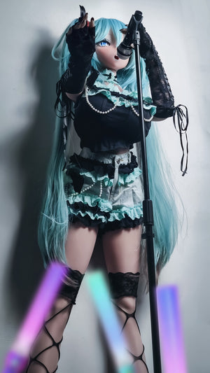 Hatsuna Miku sexdukke (Elsa Babe 148cm Rad014 silikon)