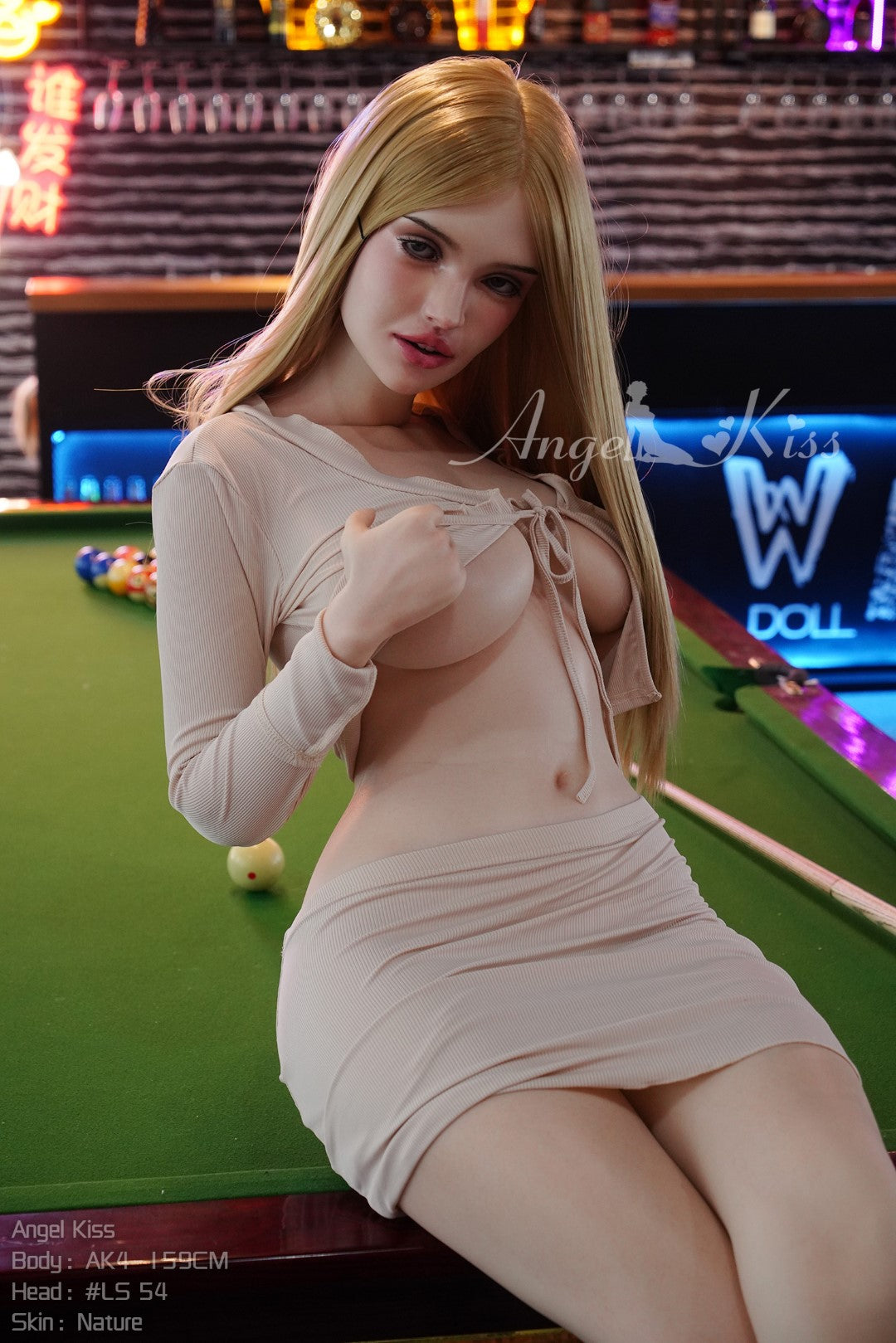 Rae sexdukke (Ak-doll 159cm f-cup LS#54 silikon)