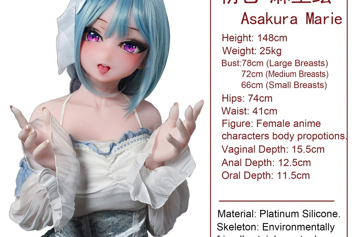 Asakura Marie sexdukke (Elsa Babe 165 cm RAHC018 silikon)
