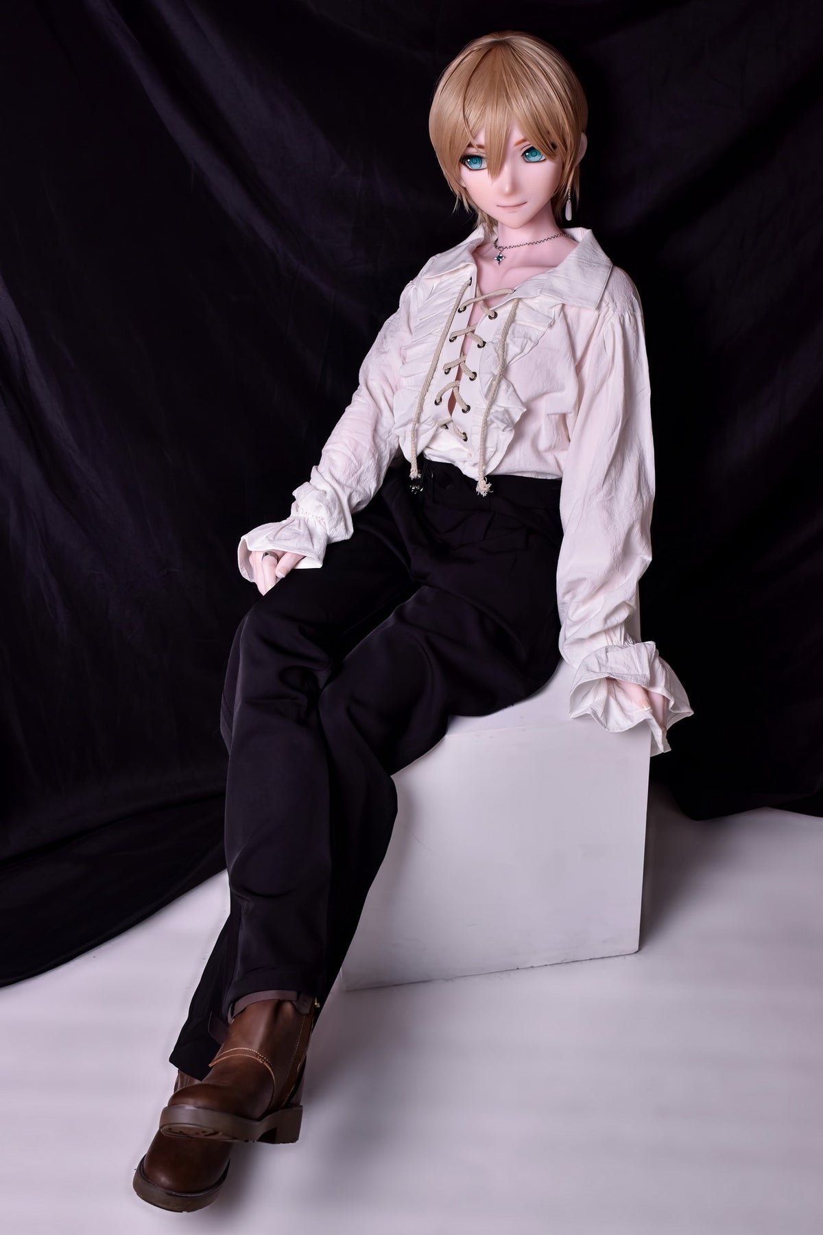 Link mannlig sexdukke (Elsa Babe 153 cm RAMD001 silikon)