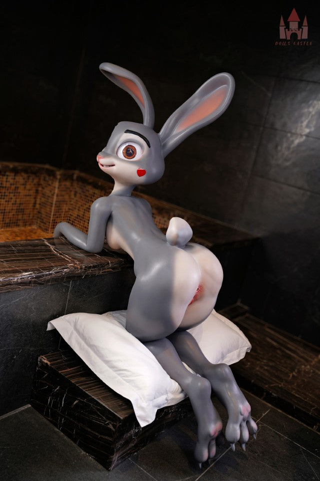 Judy kaninen sexdukke (Dolls Castle 168cm a-cup Silikon)