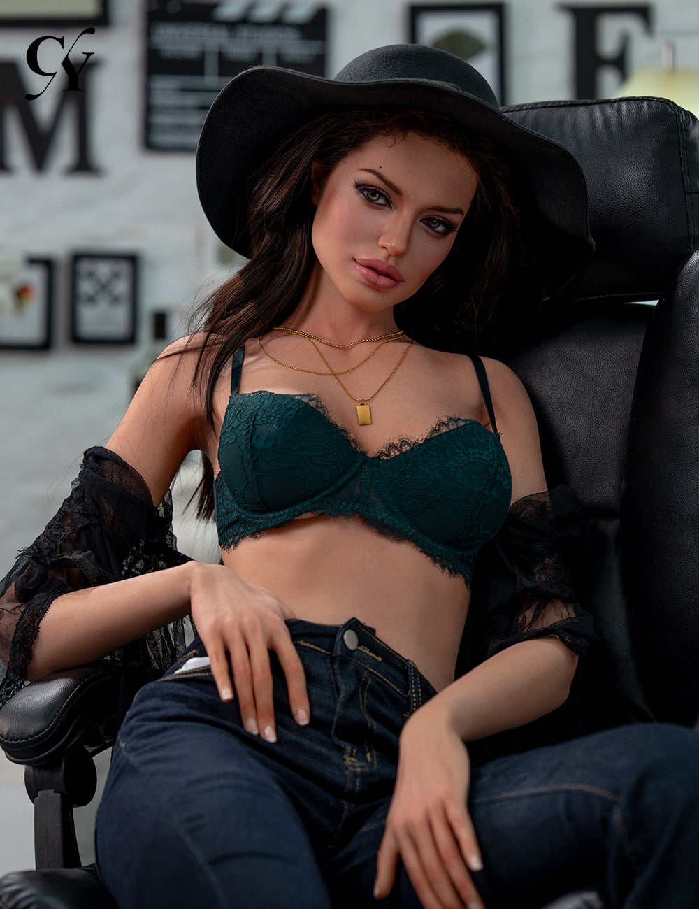 Scarlett sexdukke (TOP CYDOLL 170cm d-cup TPE+silikon)