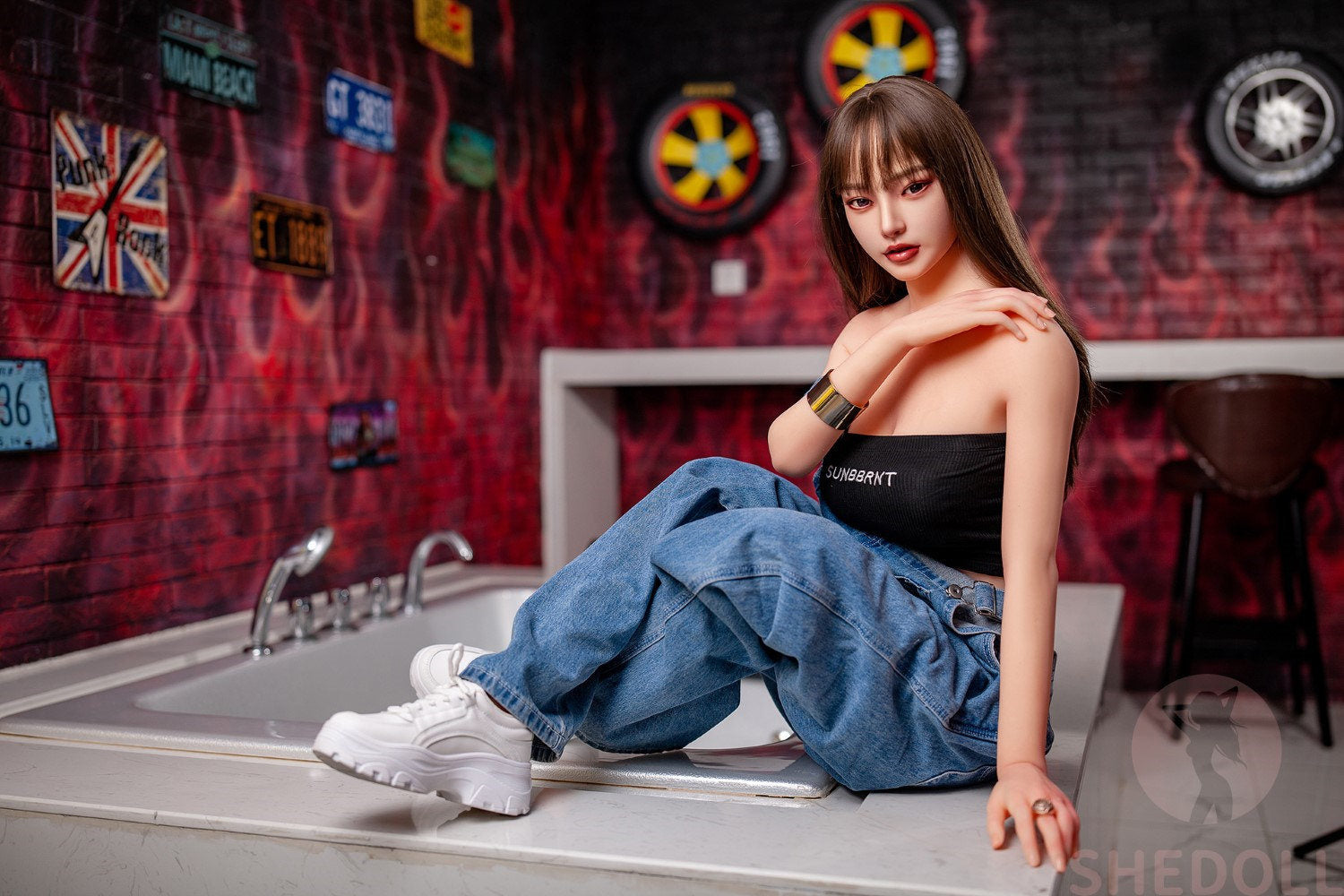 Beryl sexdukke (SHEDOLL 158 cm C-cup #SH004 TPE+Silicon)