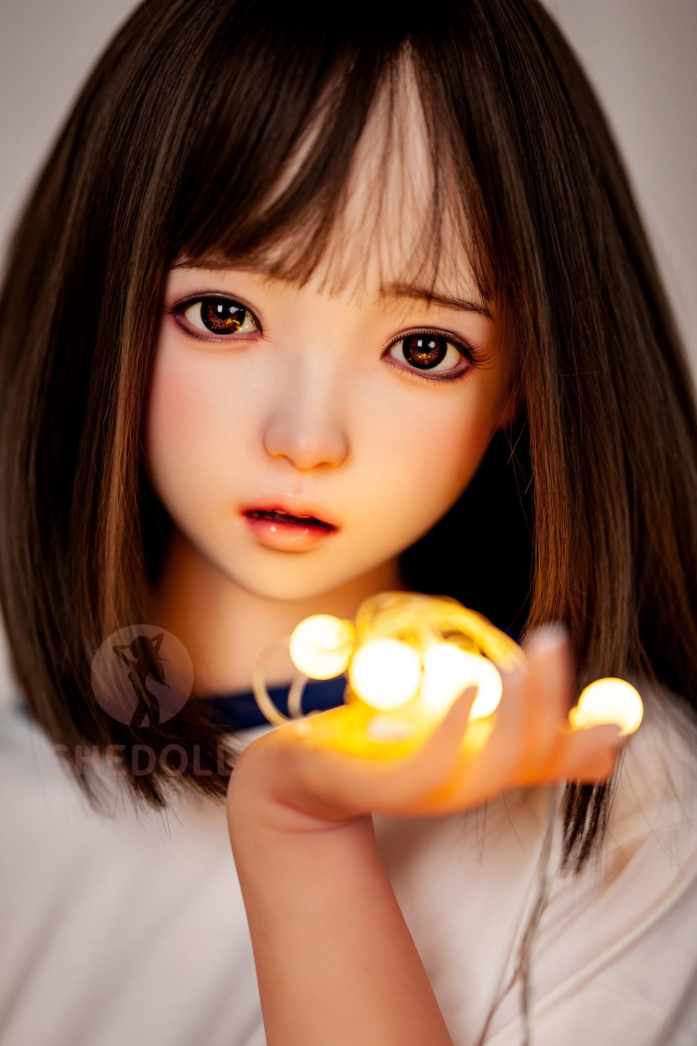 Sukkertøy sexdukke (SHEDOLL 148 cm D-cup #SH012 TPE+Silicon)
