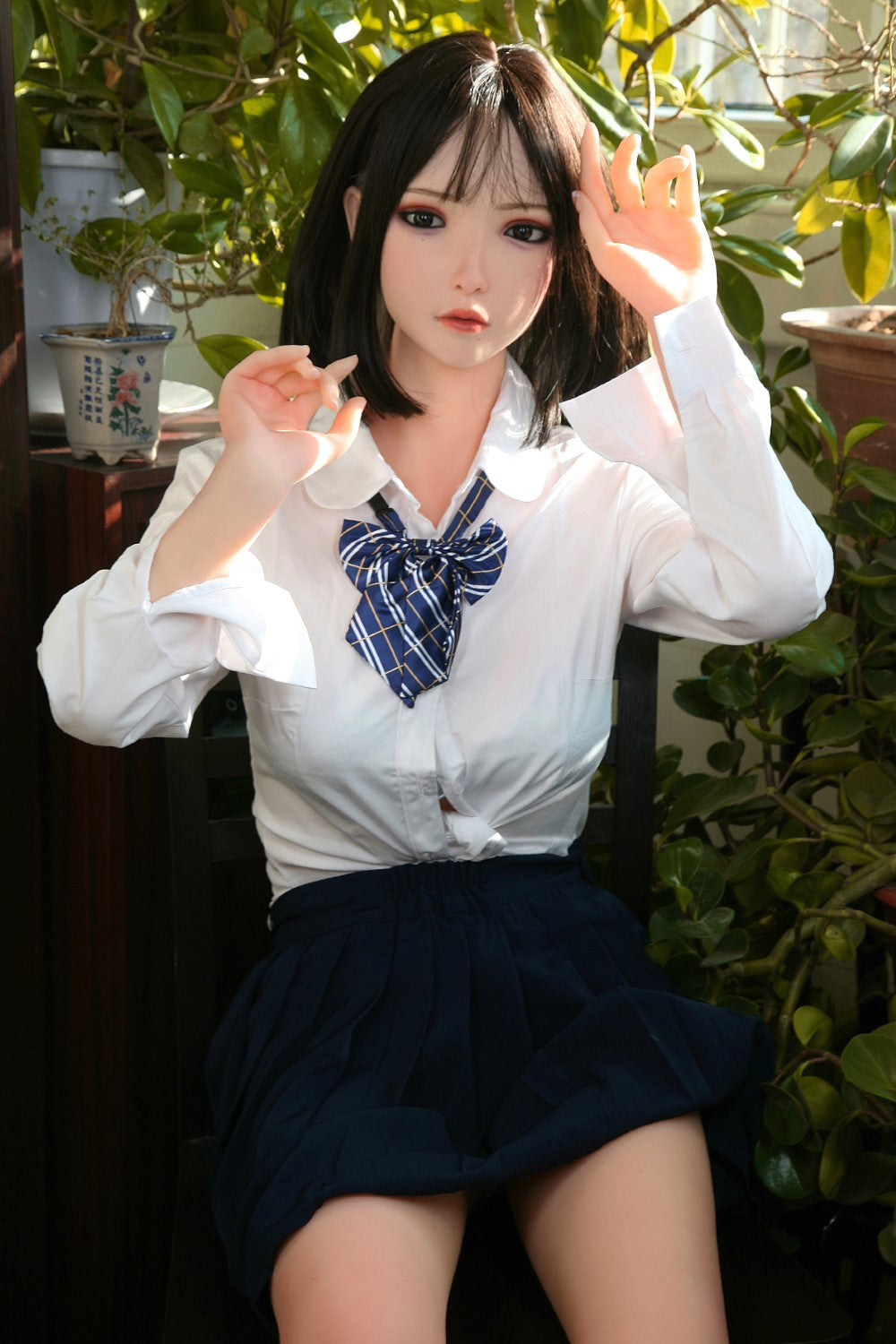 Rolig sexdukke (SHEDOLL 158 cm C-cup #SH016 TPE+Silicon)