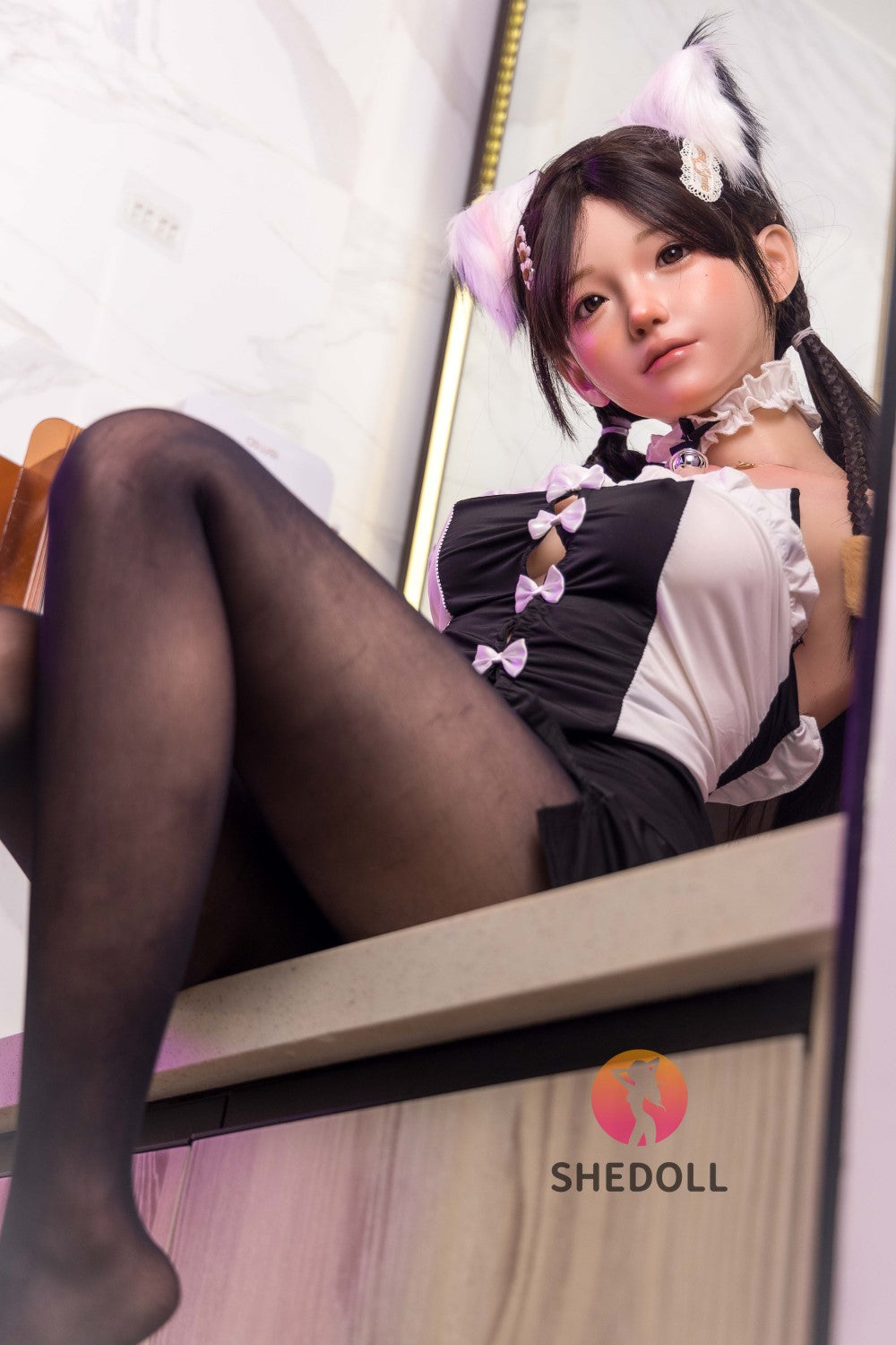 Sylvia sexdukke (SHEDOLL 148 cm D-cup #SH048 Silikon)