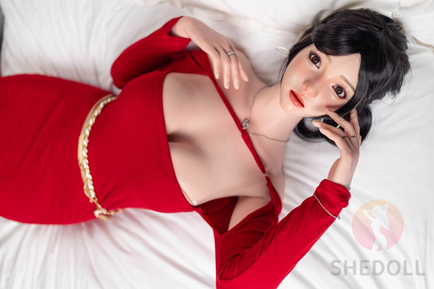 Rose sexdukke (SHEDOLL 165 cm E-cup #SH051 2.0 silikon)