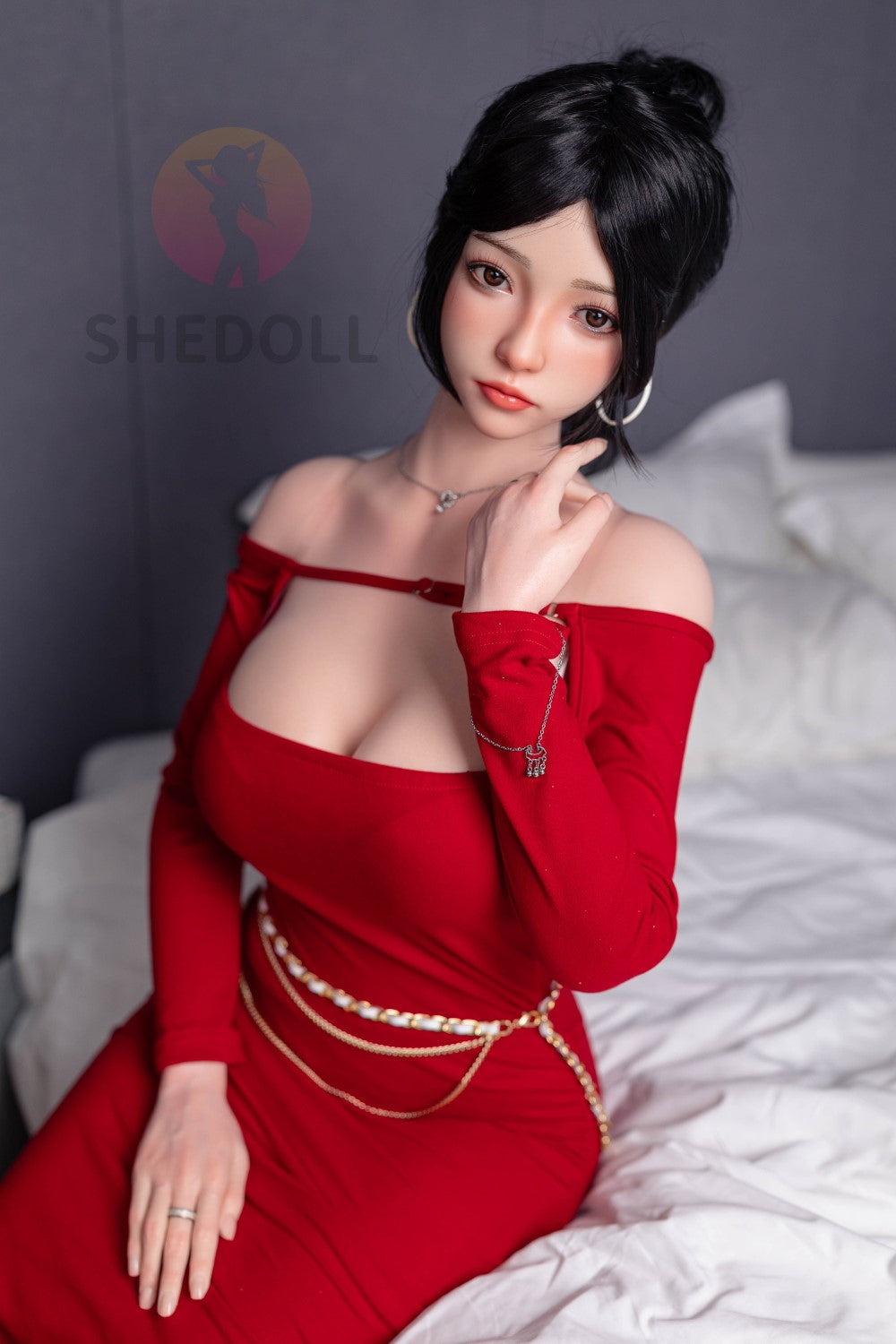 Rose sexdukke (SHEDOLL 165 cm E-cup #SH051 2.0 silikon)