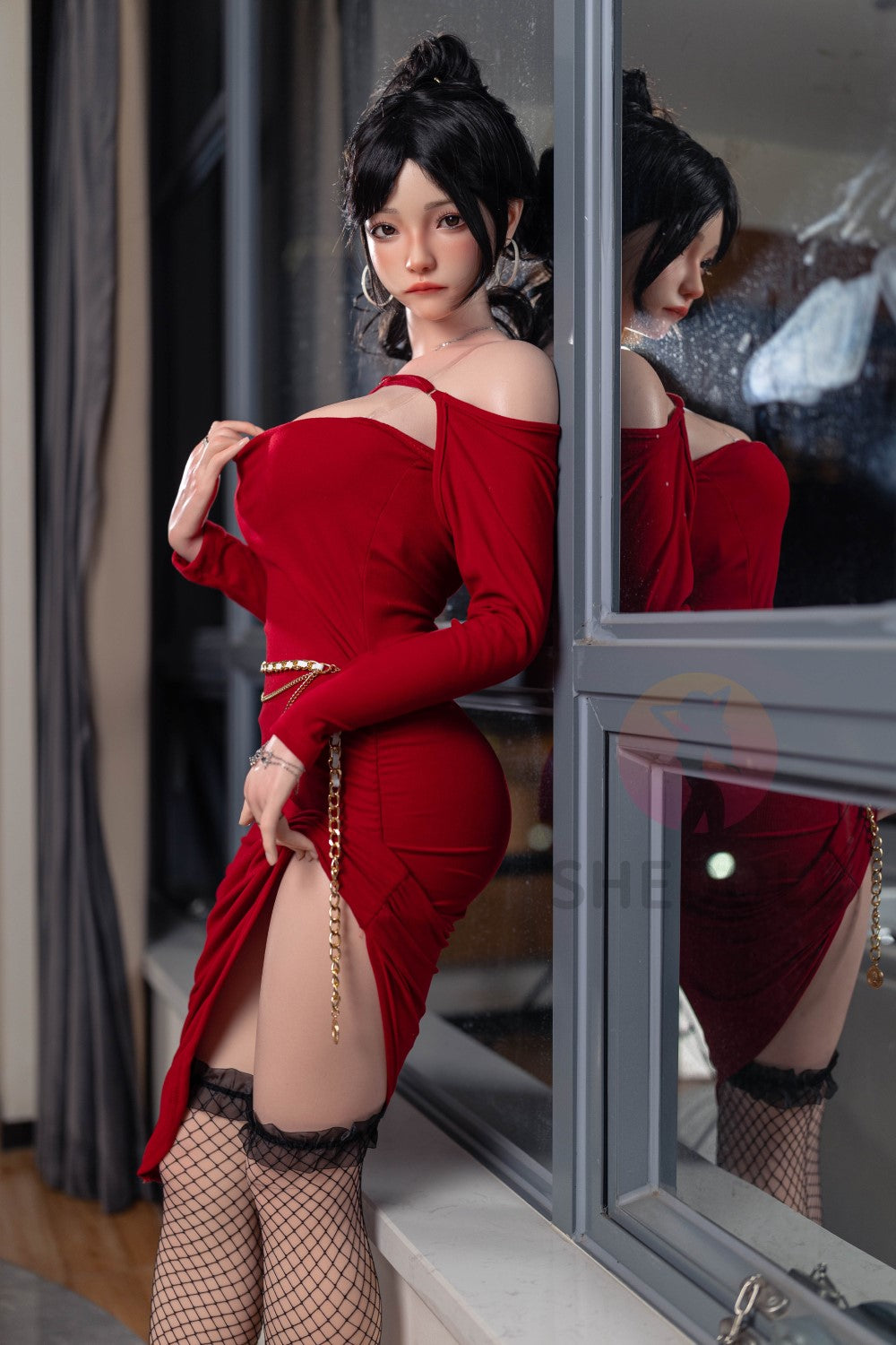 Rose sexdukke (SHEDOLL 165 cm E-cup #SH051 2.0 silikon)