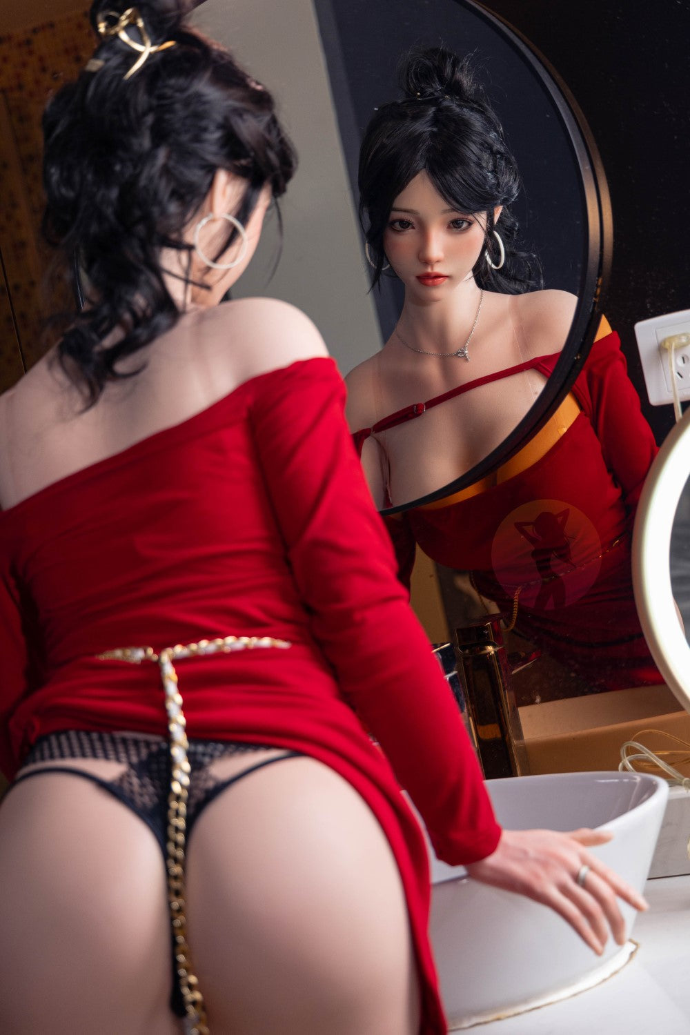 Rose sexdukke (SHEDOLL 165 cm E-cup #SH051 2.0 silikon)