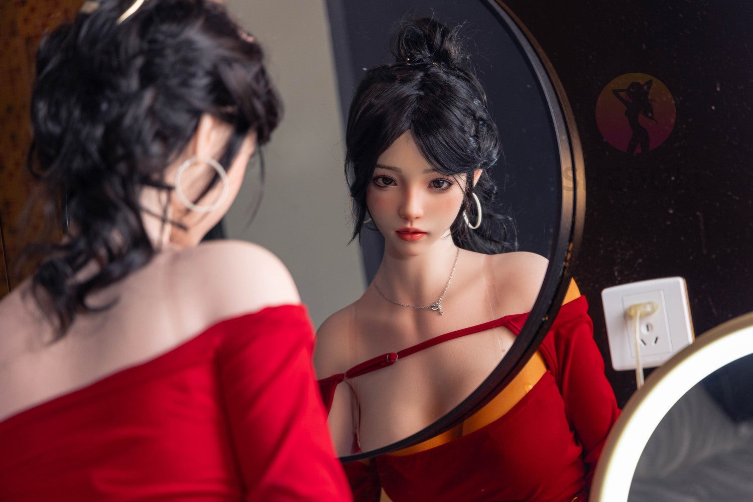 Rose sexdukke (SHEDOLL 165 cm E-cup #SH051 2.0 silikon)