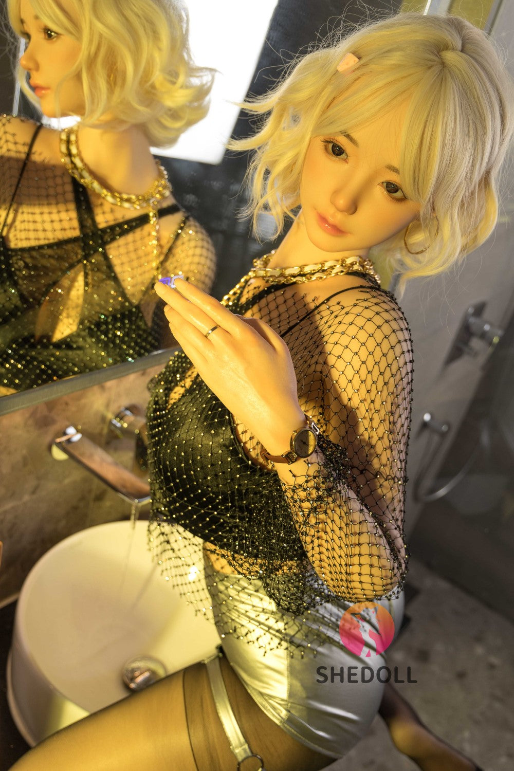 Zara sexdukke (SHEDOLL 165 cm E-cup #SH055 Silikon)